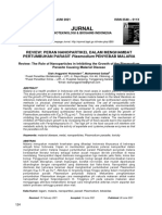 Jurnal: Review: Peran Nanopartikel Dalam Menghambat Pertumbuhan Parasit Plasmodium Penyebab Malaria