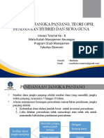 Materi 8 - Pendanaan Jangka Panjang, Teori Opsi, Pendanaan Hybrid Sewa Guna