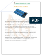 16 Channel Relay Board 12v