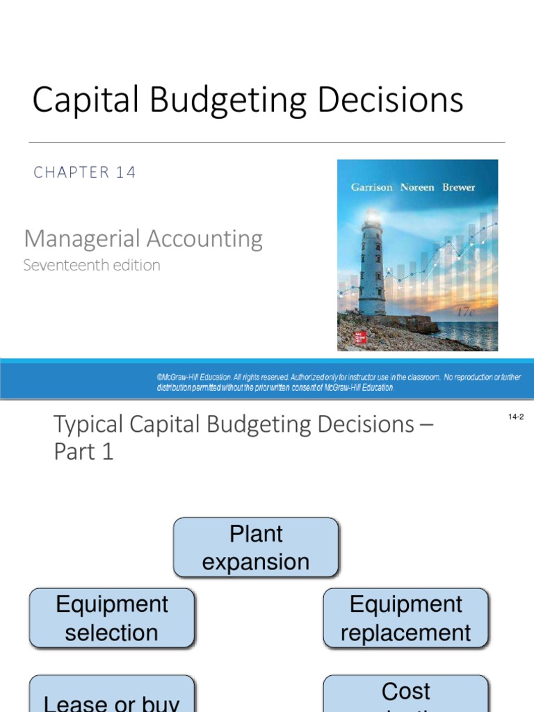 Overview of Capital Budgeting Decisions | PDF | Net Present Value ...
