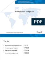 Ringkasan Kebijakan untuk Dokumen Mengoptimalkan