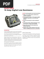 Ductor Testing for Busbar Connections | PDF | Electrical Resistance And ...
