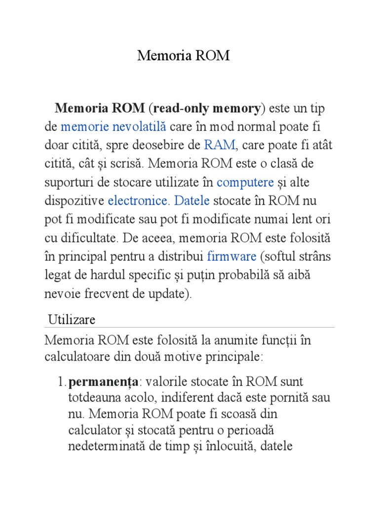Memoria ROM | PDF