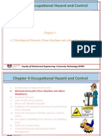 Chapter 4 Occupational Hazard and Control: 4.2 Mechanical Hazards (Press Machine and Others Machinery)