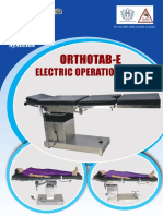 Electric Operation Table: Orthotab-E