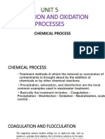 Adsorption and Oxidation Processes: Unit 5
