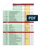 Spring 2022 timeable(tentative)