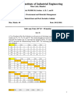 NIIM Procurement Exam Questions Analyze Vendor Selection Using AHP & Calculate Global Sourcing Costs