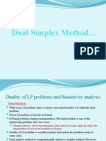 Dual Simplex Method for Solving LP Problems