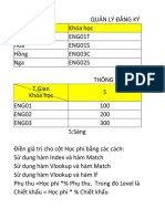 Courses Timetable