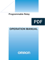 Operation Manual: Programmable Relay