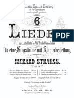 2. Breit' über mein Haupt (low voice, E♭ major) - 6 Lieder aus 'Lotosblätter', Op.19 (Strauss)