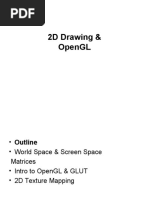 2D Drawing & Opengl