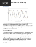 Digital Audio Basics - Aliasing Explained