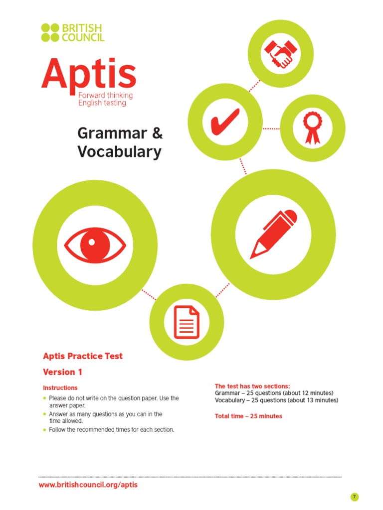Đề aptis 01 | PDF