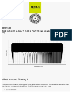 The basics about comb filtering (and how to avoid it)