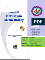 C.Analisa Kerusakan Rotary Machine