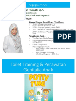 Toilet Training Dan Perawatan Genitalia Anak