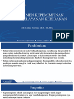 Manajemen Kepemimpinan dalam Pelayanan Kebidanan