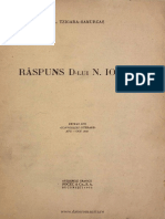 1932 - Raspuns D-Lui N. Iorga