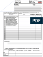 TL-ED-CV-105 Geotextil, Check List