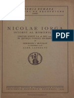 1943 - Nicolae Iorga, Istoric Al Românilor - Discurs Rostit La 26 Mai 1943 În Şedinţă Publică Solemnă