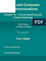 Data and Computer Communications: Chapter 10 - Circuit Switching and Packet Switching