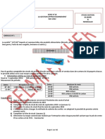 Serie N°18 Approvisinnement Bac 2022