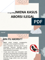 Fenomena Kasus Aborsi Ilegal