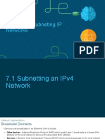 Chapter 7: Subneting IP Networks