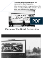 Causes of the Great Depression Explained