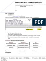 Quotation: Item Name Quantity Unit Unit Price