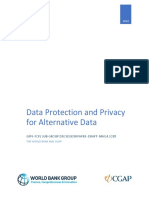 Data Protection and Privacy for Alternative Data WBG