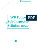 WB Police Si Syllabus PDF 7701746c