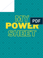 Teachers Power Sheet