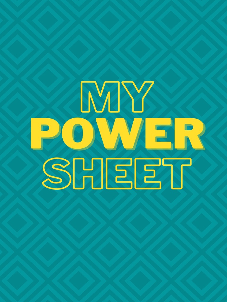 Teachers Power Sheet PDF Bibliography Word