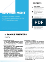 5 Environment IELTS Speaking Topic PDF