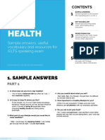 9 Health IELTS Speaking Topic PDF