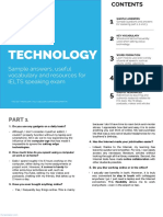 014 Technology IELTS Speaking Topic PDF 07 2020