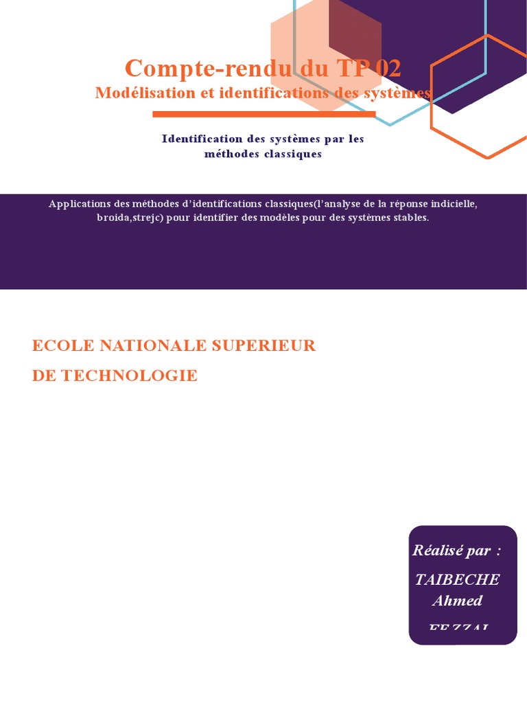 Identification des systèmes classiques PDF Mathématiques Équations — free download