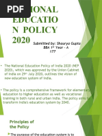 National Education Policy 2020