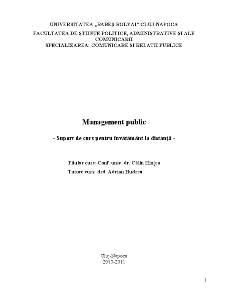 Management Public | PDF