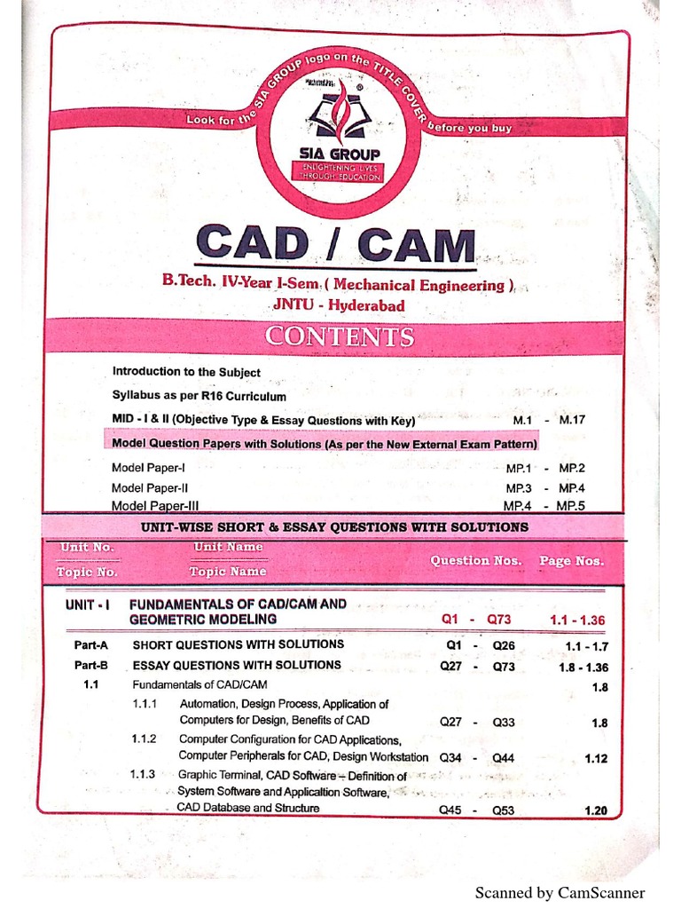 CAD CAM All in One | PDF
