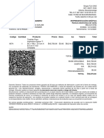 Representación Gráfica Factura Electrónica #BUCA10784