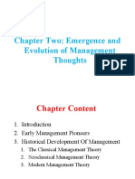 Chapter Two - Theories, Management Concepts and Practices