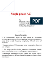 Single Phase AC