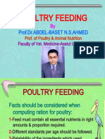 Poultry Feeding: Prof - Dr.Abdel-Baset N.S.Ahmed
