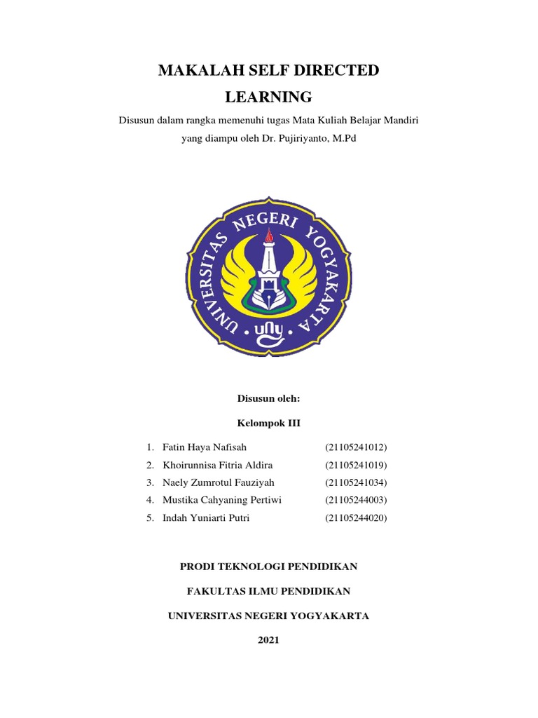 Pengantar Self Directed Learning | PDF | Karier & Perkembangan