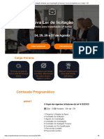 Nova Lei de Licitação Modelos para Implantação (2º Turma) - Curso Da Unipública em Curitiba - PR