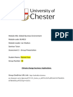 Module Title: Global Business Environment Module Code: BU4013 Module Leader: Ian Shotton Seminar Tutor: Assessment 2 - Group Presentation